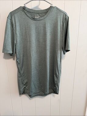ASICS Men's Short-Sleeve Performance Tee in Sage Green
